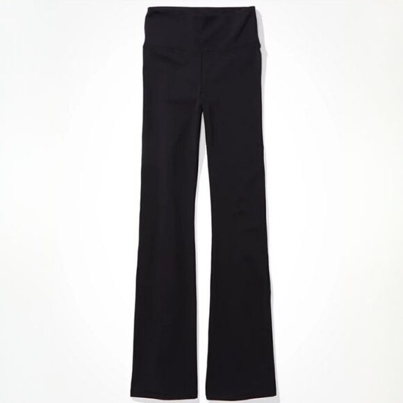 American Eagle Women's Black The Everything Highest Waist Flare Legging - Picture 4 of 14